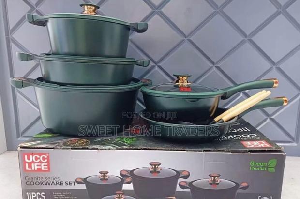 11pcs Ucc Granite Cookware Set