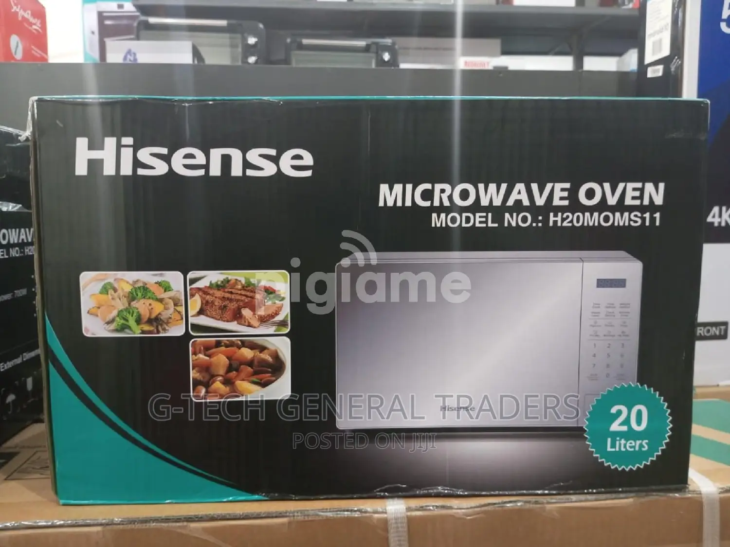 Hisense Digital Microwave!20l Solo Microwave Oven