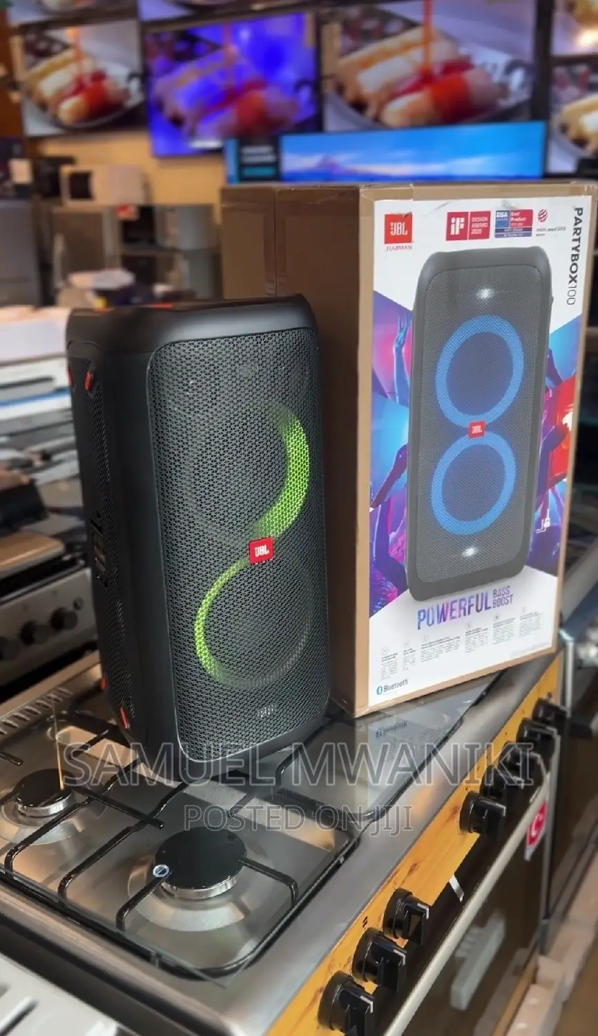 JBL Partybox 100 Portable Wireless Bluetooth Speaker Latest