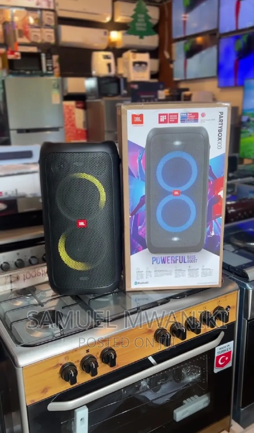 JBL Partybox 100 Portable Wireless Bluetooth Speaker Latest