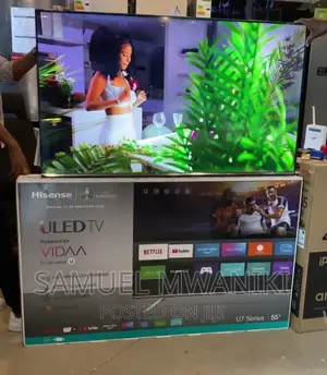 Hisense 55'' U7h Quantum Uled Frameless Smart Tv New Model