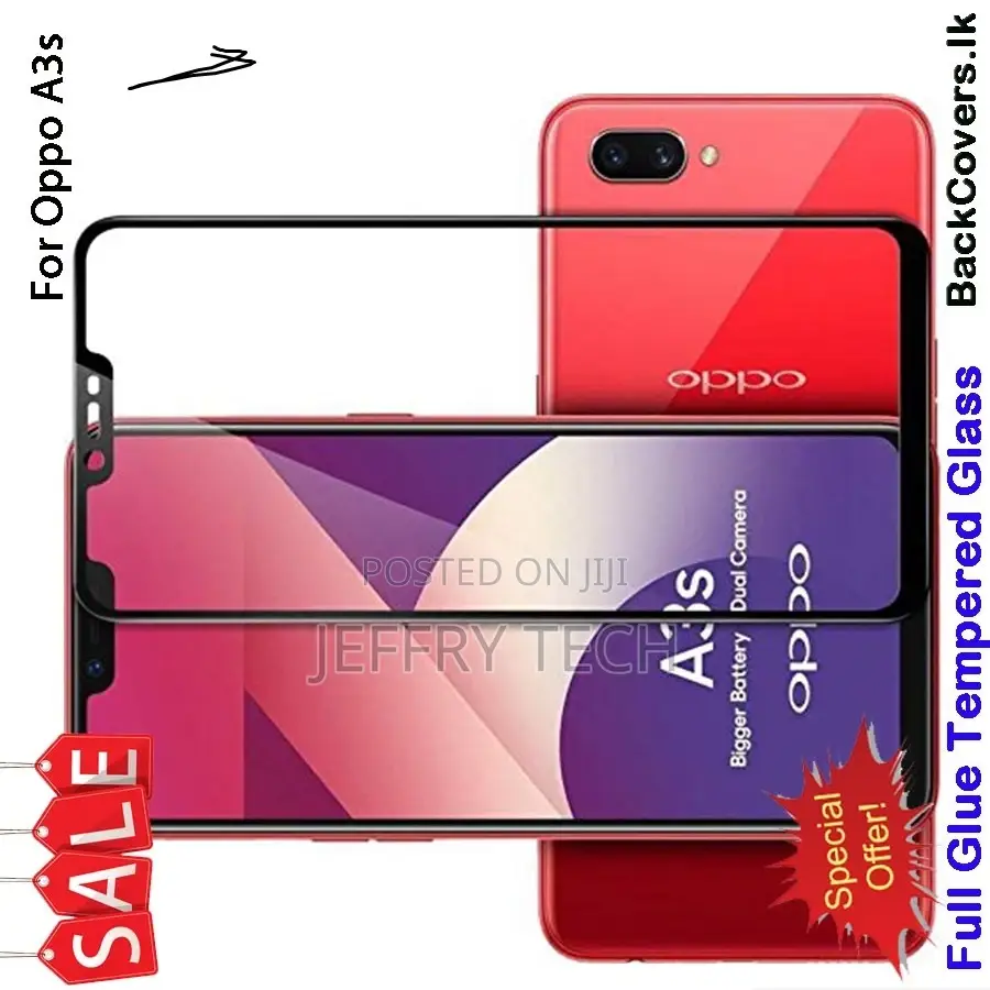 Oppo A3s / A5 Tempered Glass / Screen Protector