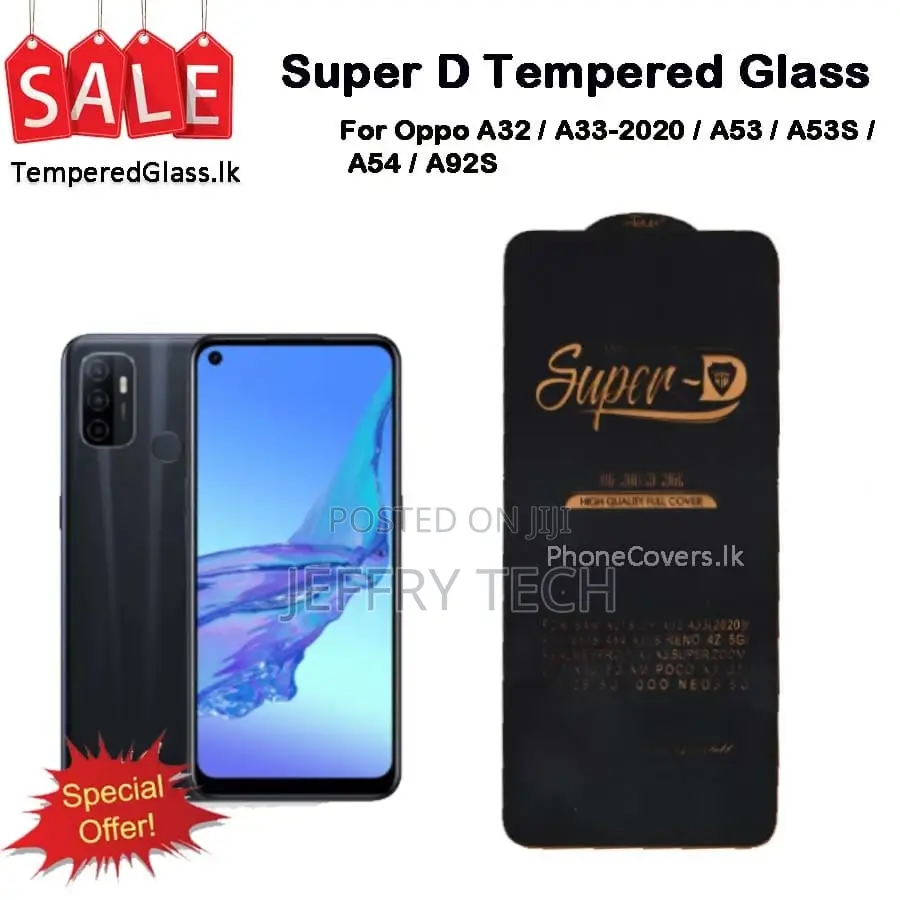 Oppo A32 / A33 2020 / A53 / A53S / A54 / A92S Super D Temper