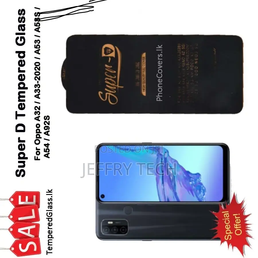 Oppo A32 / A33 2020 / A53 / A53S / A54 / A92S Super D Temper