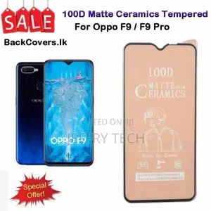 Oppo F 9 / F 9 Pro / F9 / F9 Pro Matte Ceramics Tempered Gla