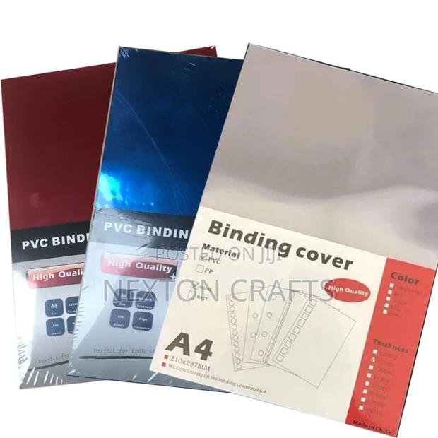 A4 Size Hard PVC Binding Cover Plastic Sheet - main view
