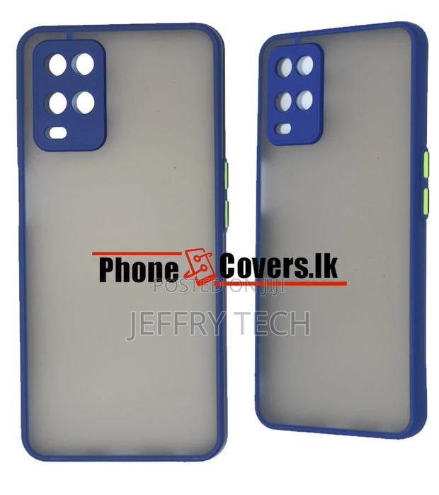Oppo A54/ a 54 Gingle Camera Protector Back Cover-Blue