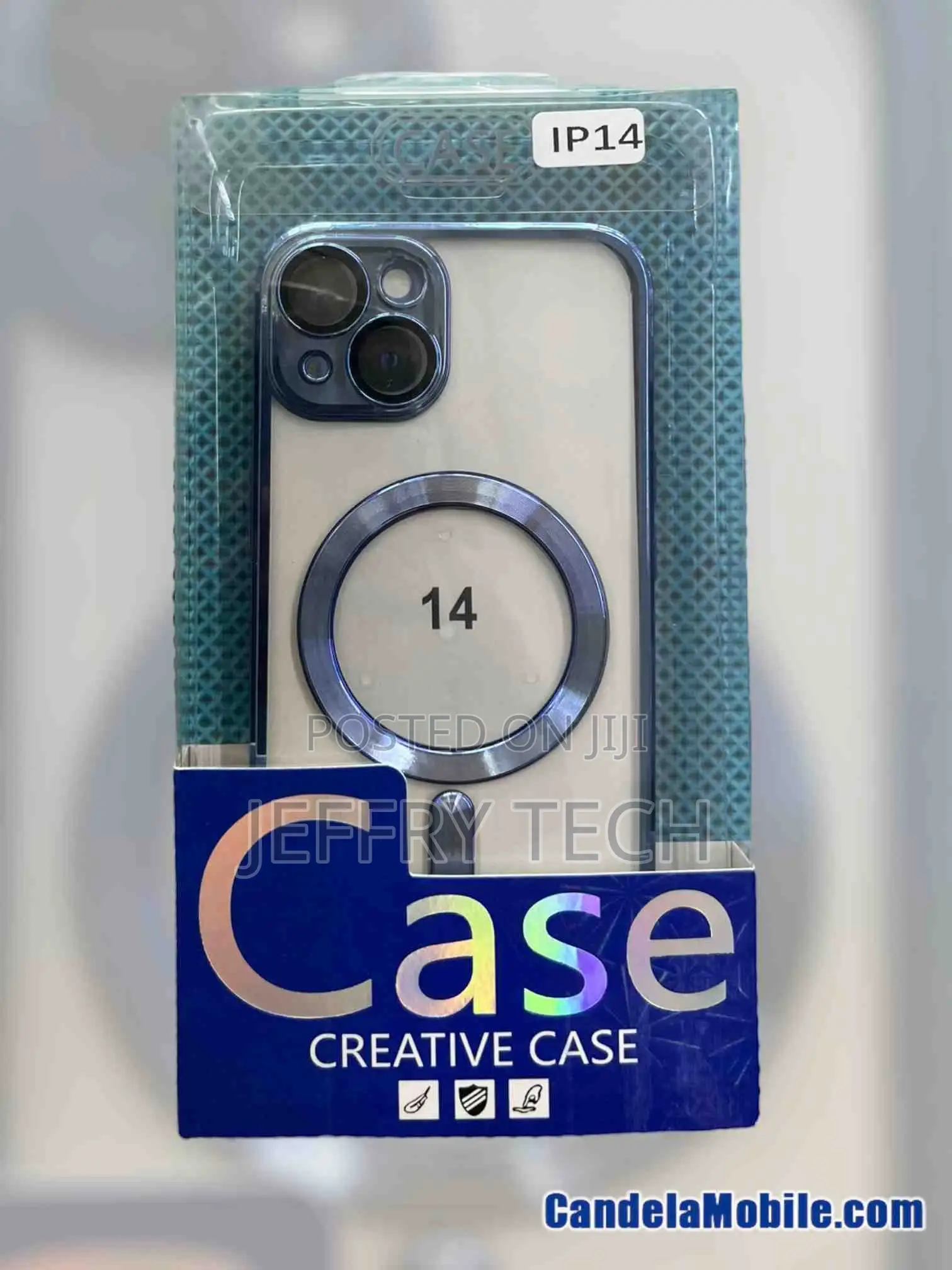 iPhone 14 Creative Case / Back Cover / Phone Cover-Blue