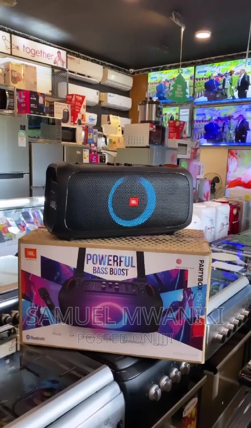 JBL Partybox on the Go Portable Speaker With Microphone