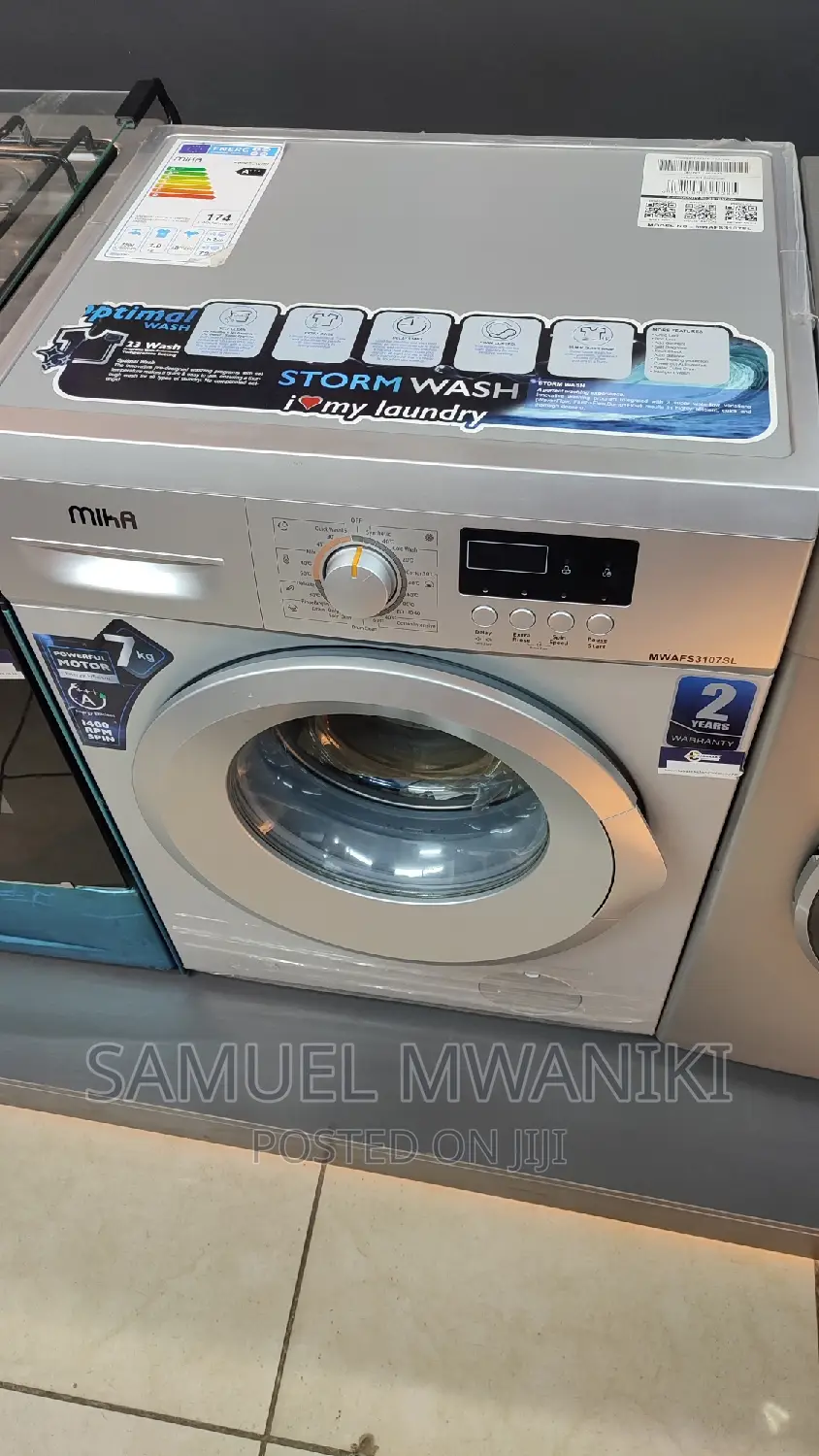 Mika 7kgs Washing Machine Frontload Automatic