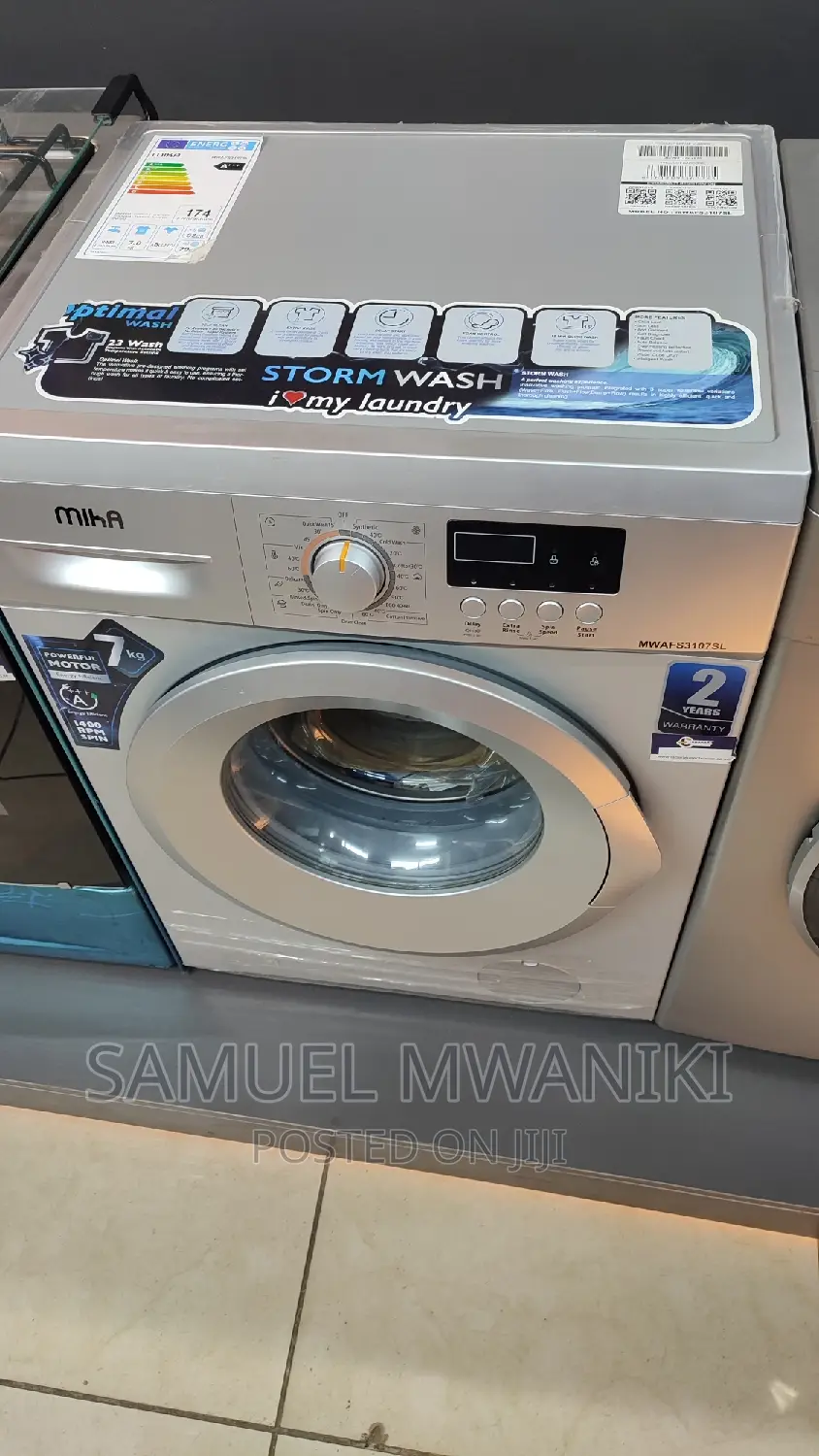 Mika 7kgs Washing Machine Frontload Automatic