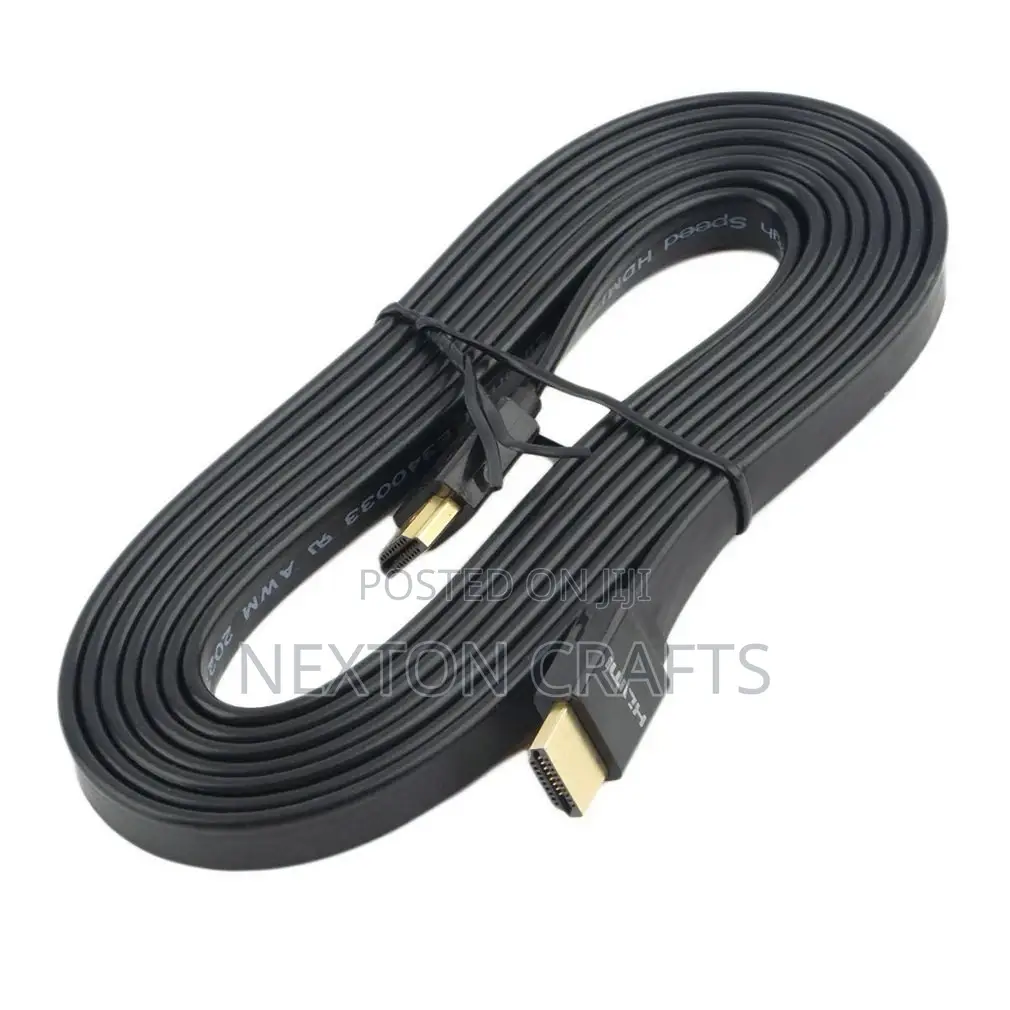 Flat HDMI Cable - 10M - Black