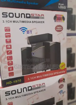 6000w Sound Star Hd 1970 Woofer 3.1ch Multimedia Speaker