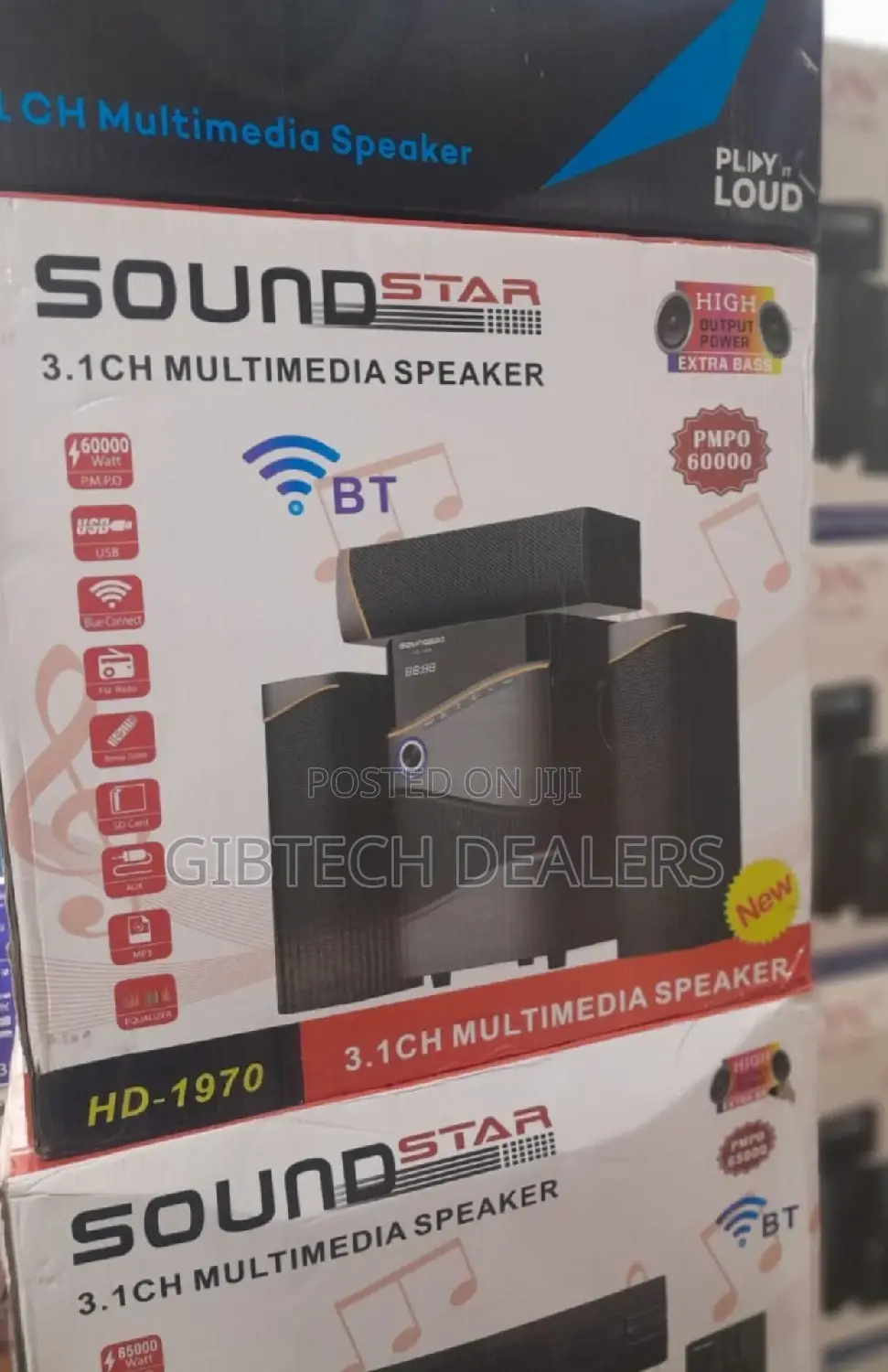 Sound Star Woofer Hd 1970 3.1ch Multimedia Speakers