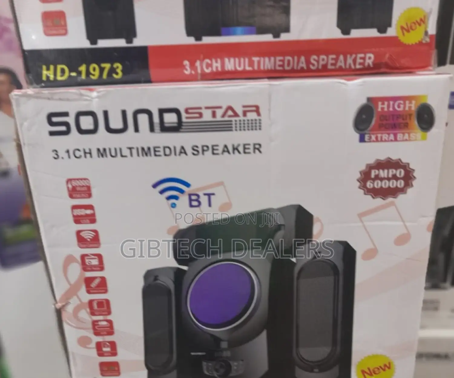 Sound Star Hd 1973 Woofer 3.1ch Speaker .,
