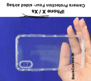 iPhone X / XS High Quality Transparent Back Cover / Phone Ca
