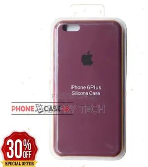 iPhone 6+ / 6 Plus Silicon Phone Case / Back Covers Plum