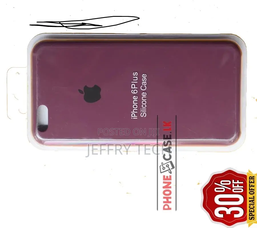 iPhone 6+ / 6 Plus Silicon Phone Case / Back Covers Plum