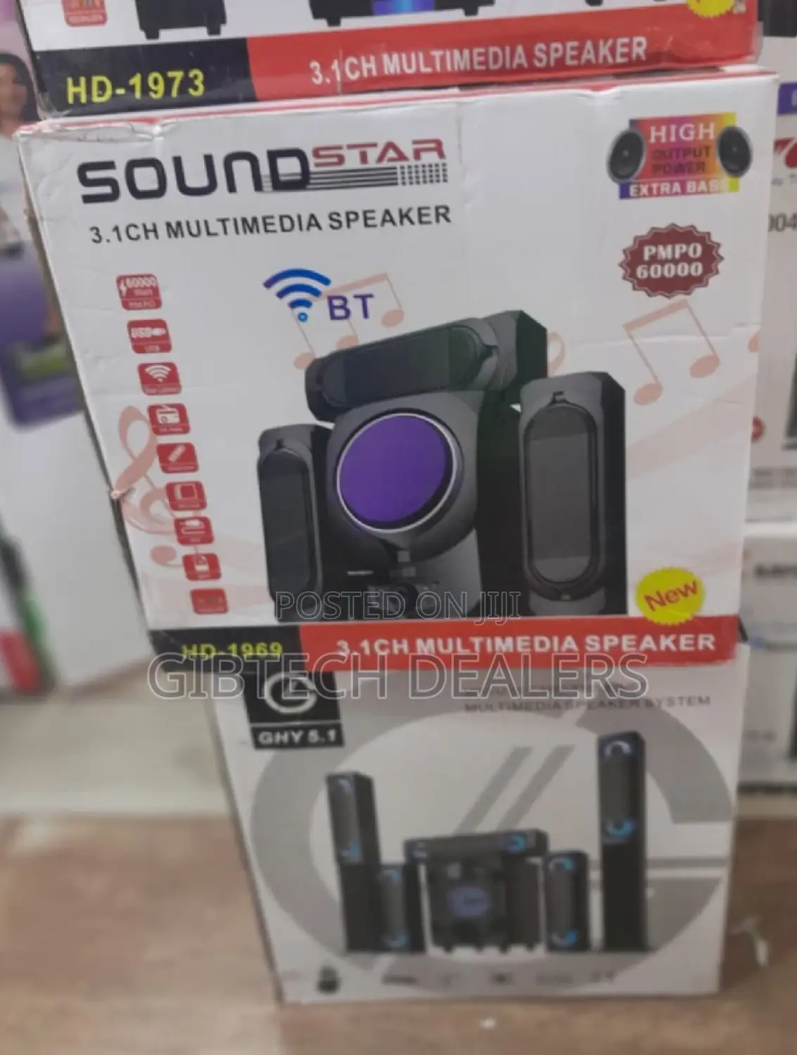 Best Quality Sound Star Hd 1969 Woofer 3.1ch Speakers