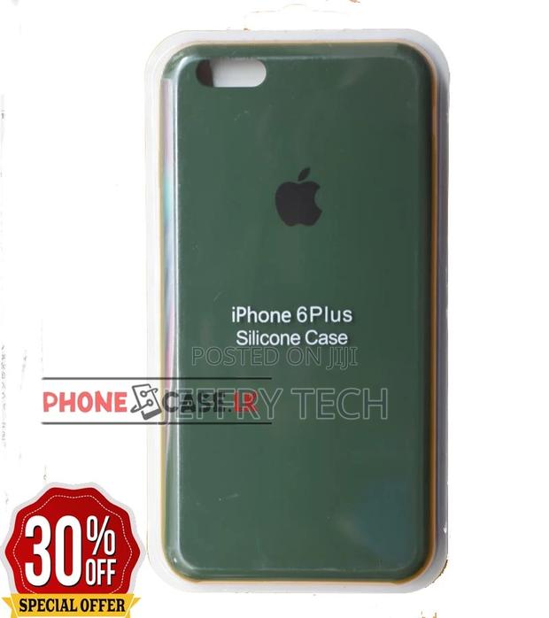 iPhone 6+ / 6 Plus Silicon Phone Case / Back Covers Green - main view