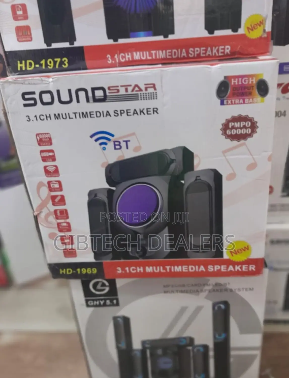 Quality Sound Star Hd 1969 Woofer 3.1ch Multimedia Speakers