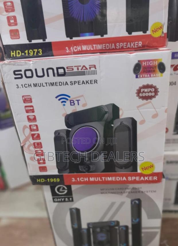 Sound Star Woofer Hd-1969 3.1ch Multimedia Speakers