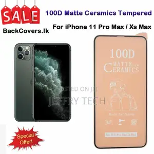 iPhone 11 Pro Max / Xs Max Matte Ceramics Tempered Glass / S
