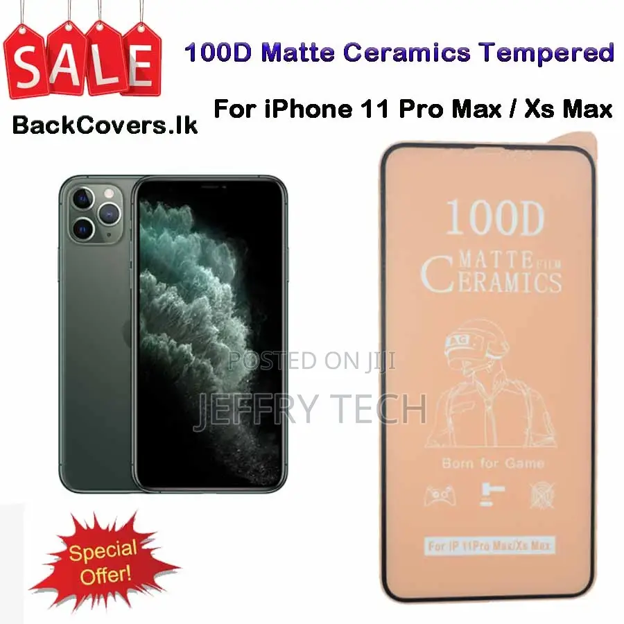 iPhone 11 Pro Max / Xs Max Matte Ceramics Tempered Glass / S