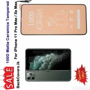 iPhone 11 Pro Max / Xs Max Matte Ceramics Tempered Glass / S