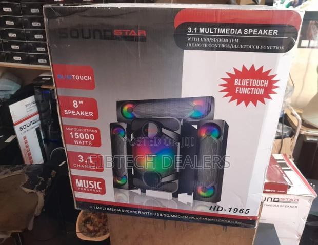 Quality Sound Star Woofer Hd-1965 3.1ch Multimedia Speakers