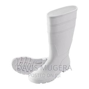 Heavy Duty Gumboots - White Color - main view