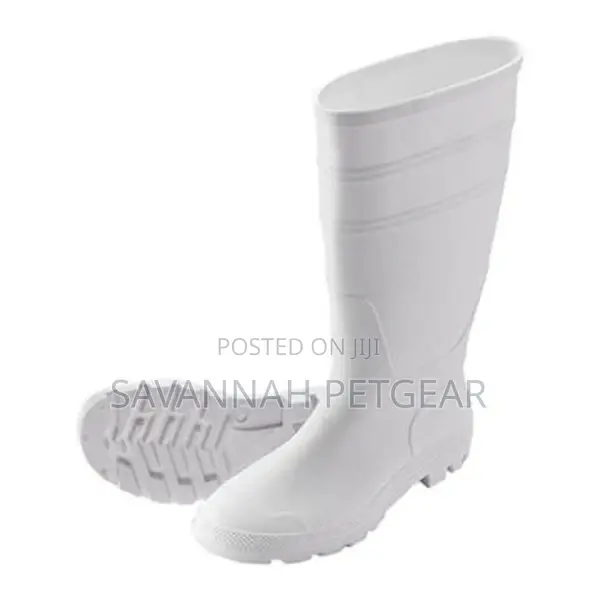 Heavy Duty Gumboots - White Color