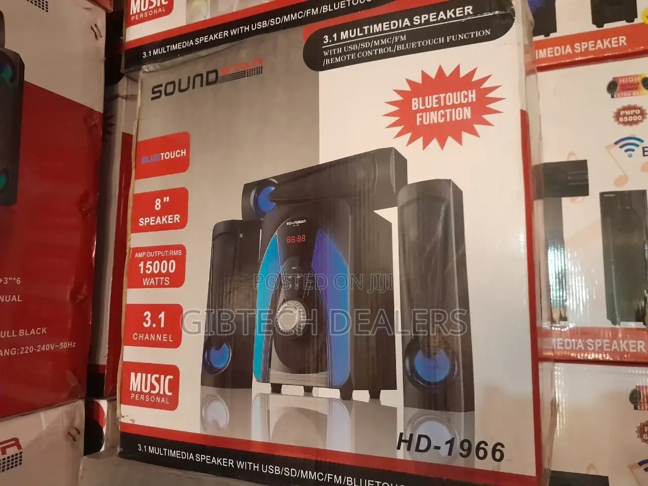 Sound Star Woofer Hd-1966 3.1ch Multimedia Speakers
