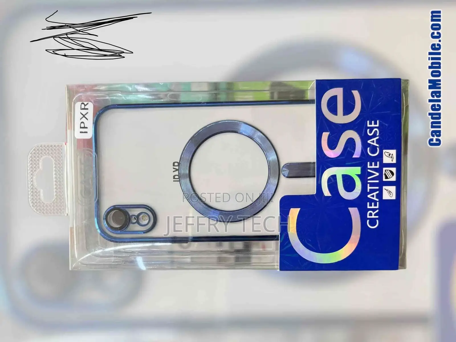iPhone XR Creative Case / Back Cover / Phone Cover-Blue