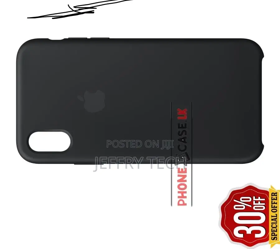 iPhone XR Silicon Phone Case / Back Covers /Phone Covers-Bla