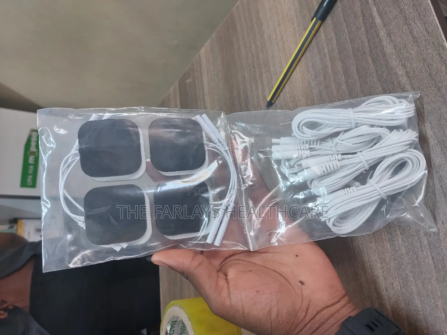 Tens Machine Electrodes and Cables.