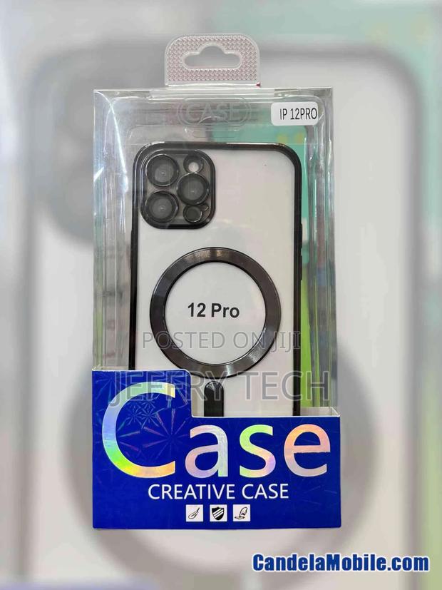 iPhone 12 Pro Creative Case / Back Cover / Phone Cover-Black - main view