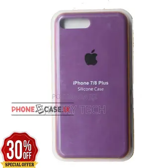 iPhone 7+ / 7 Plus / 8+ / 8 Plus Silicon Phone Plum Back C
