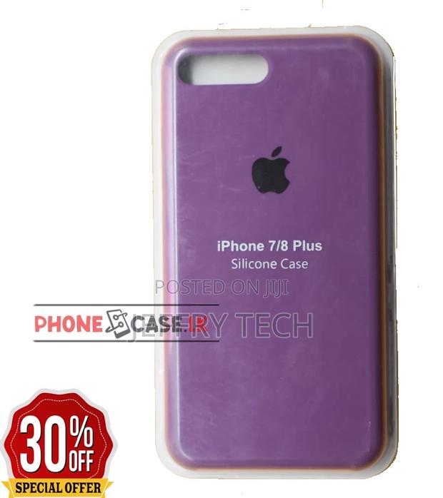 iPhone 7+ / 7 Plus / 8+ / 8 Plus Silicon Phone Plum Back C
