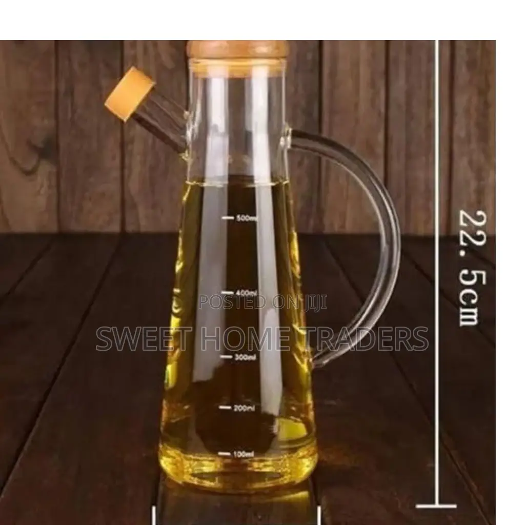 Oil Jar With Bamboo Lid