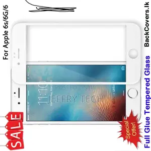 iPhone 6G / 6s Tempered Glass / Screen Protector – White