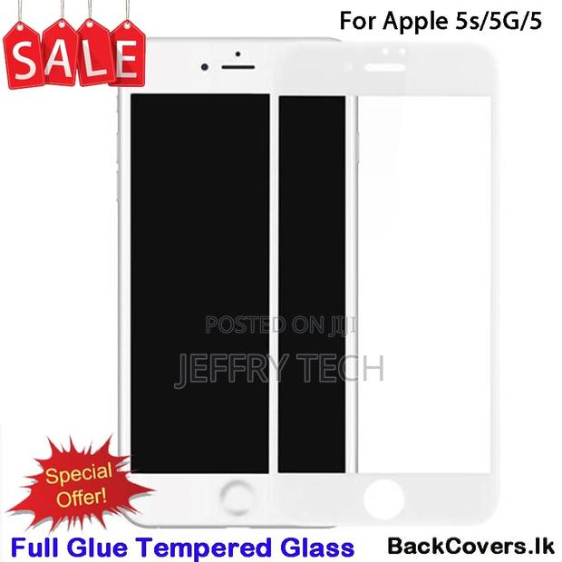 iPhone 5G / 5s Tempered Glass / Screen Protector – White