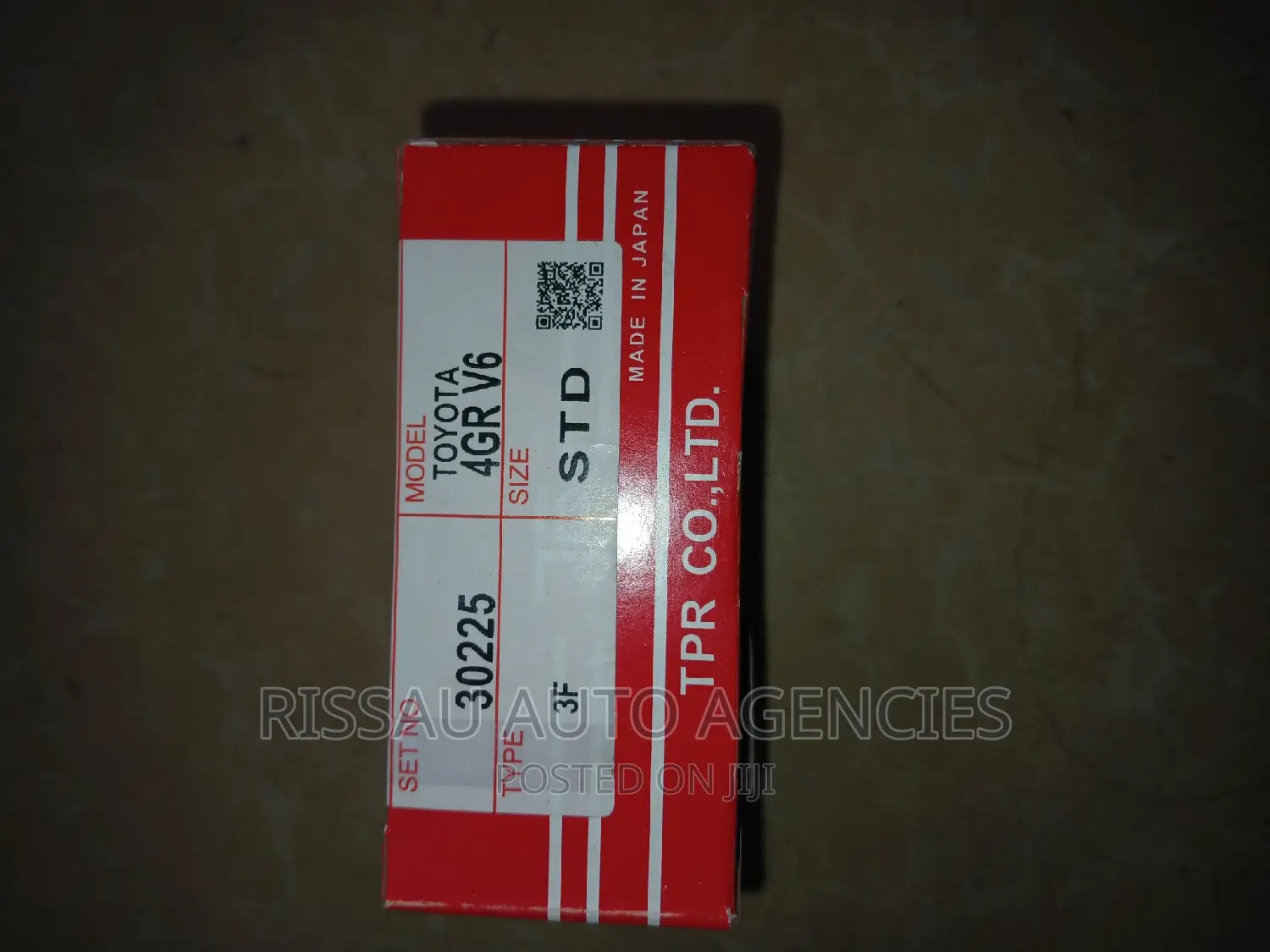 4GR Engine TP STD Piston Rings Made in Japan.
