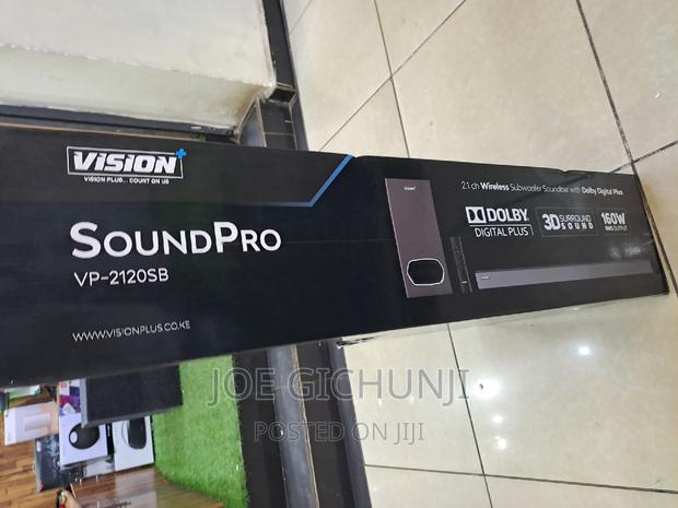 Vision Sound Bar 160W, 2.1CH, Bluetooth, Dolby Audio
