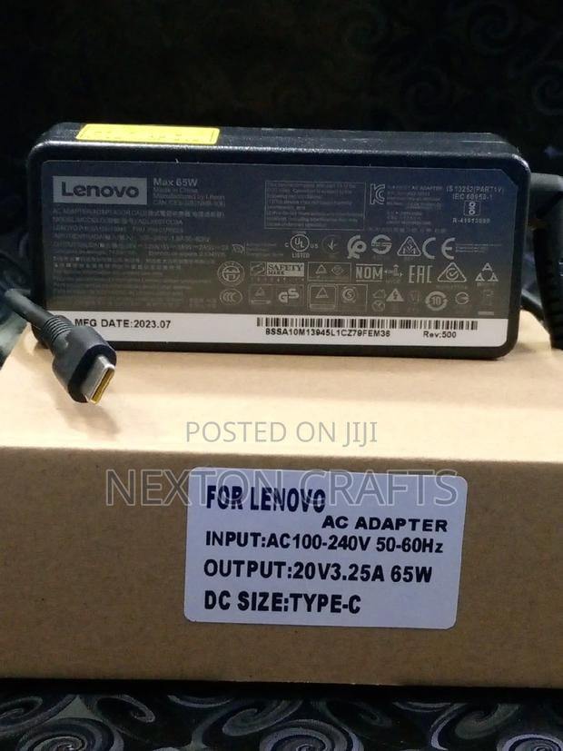 Lenovo Type C 20v 3.25a Power Adaptor