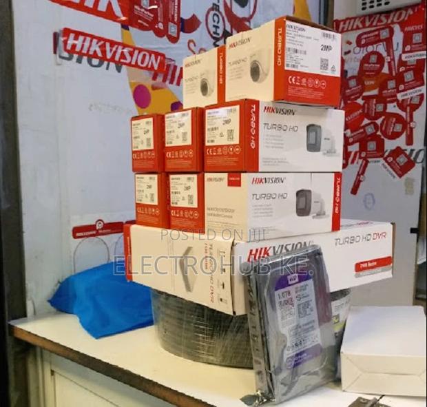 *8 CCTV Camera Full Kit With 8 1080p Cameras-Hikvision-