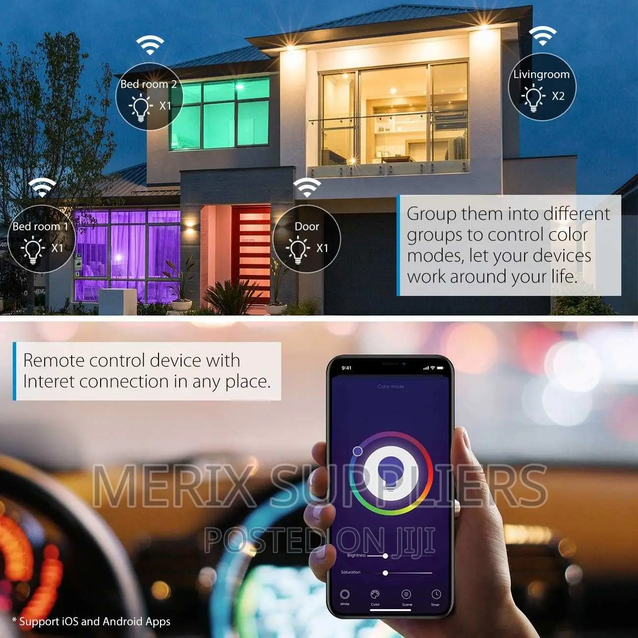 Smart LED Bulb – Multicolour Dimmable Wifi Smart Bulb