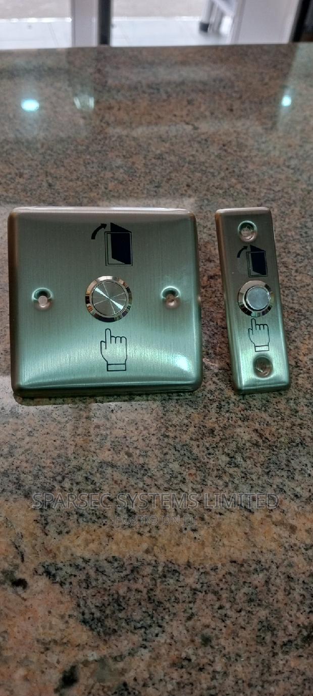Exit Button Stainless Steel - thumbnail 2