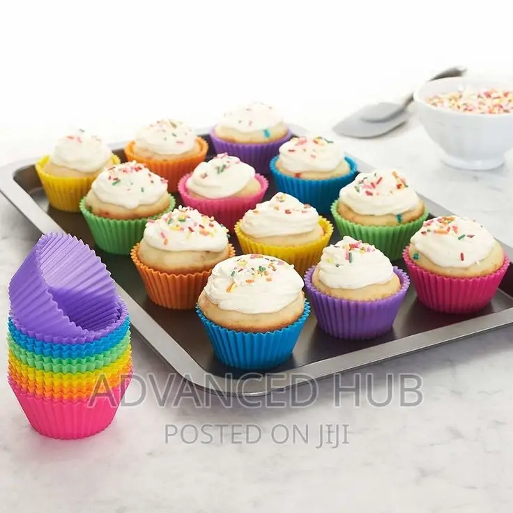 12pcs Silicone Cup Cake