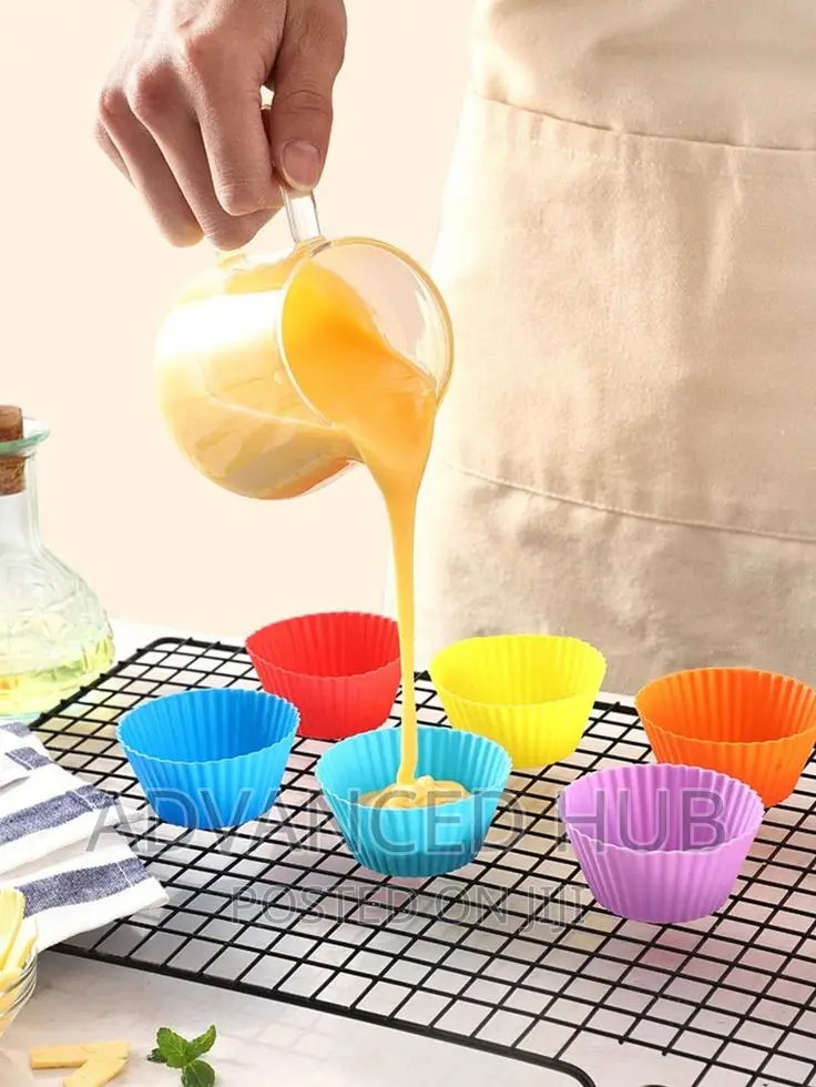 12pcs Silicone Cup Cake